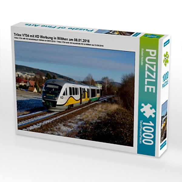 Trilex VT04 mit KD Werbung in Wilthen am 08.01.2016 (Puzzle), Robert Heinzke