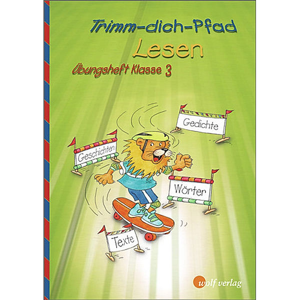 Trimm-dich-Pfad Lesen: Übungsheft Klasse 3