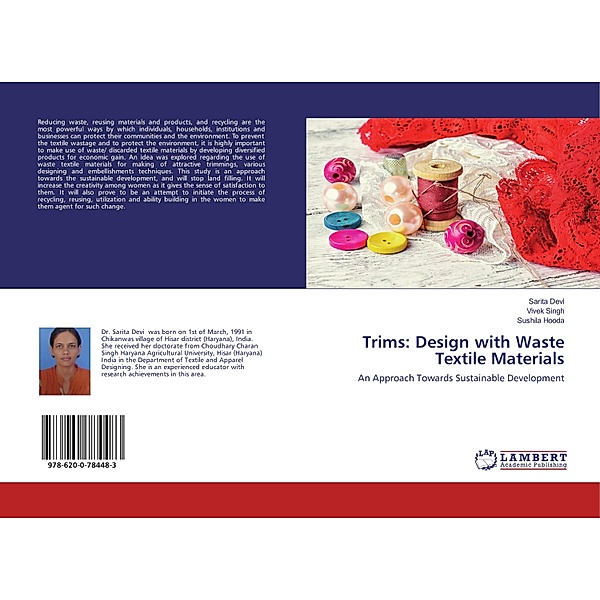 Trims: Design with Waste Textile Materials, Sarita Devi, VIVEK SINGH, Sushila Hooda