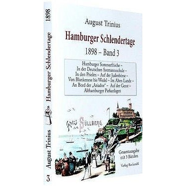 Trinius, A: Hamburger Schlendertage 1898 - Band 3, August Trinius