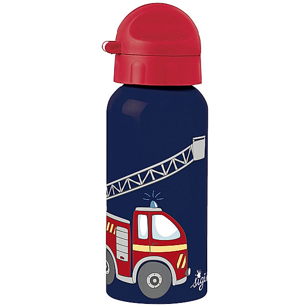 Sigikid Trinkflasche FEUERWEHR (400ml) in dunkelblau