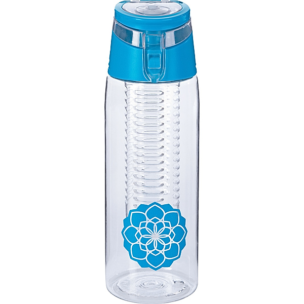 Trinkflasche mit Infuser, 750ml (Farbe: blau)