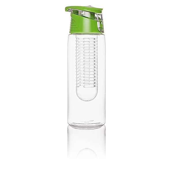 Trinkflasche mit Infuser, 750ml, grün