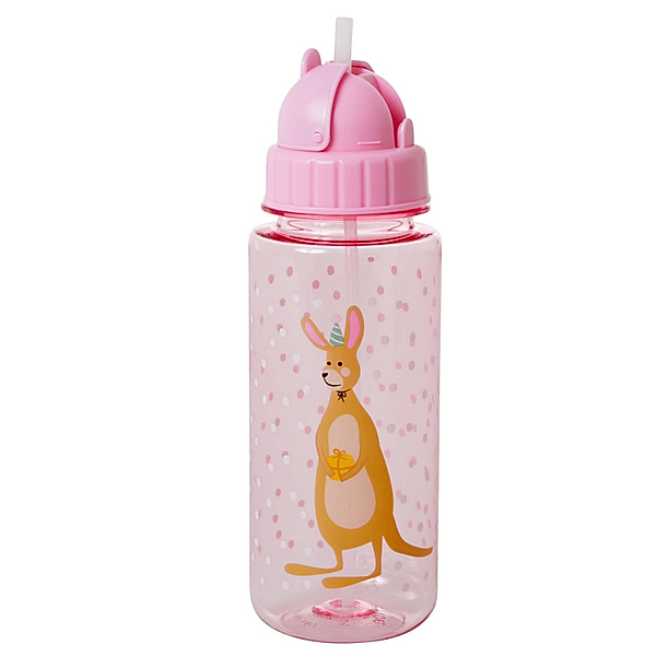rice Trinkflasche PARTY ANIMAL 0,5l in rosa