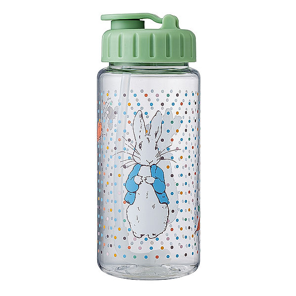 Petit jour Trinkflasche PETER HASE 0,35l gepunktet in mint