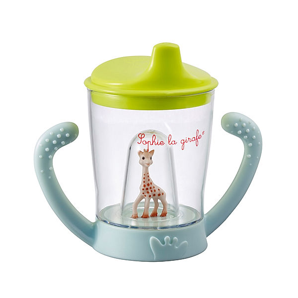 Vulli Trinklerntasse SOPHIE LA GIRAFE® (180ml) in grün/blau