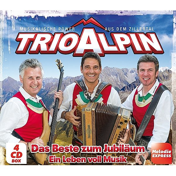 Trio Alpin - Das Beste zum Jubiläum - Ein Leben voll Musik 4er-CD, Trio Alpin