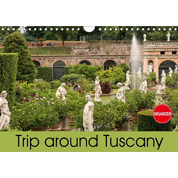 Trip to Tuscany (Wall Calendar 2021 DIN A4 Landscape), Andreas Schoen