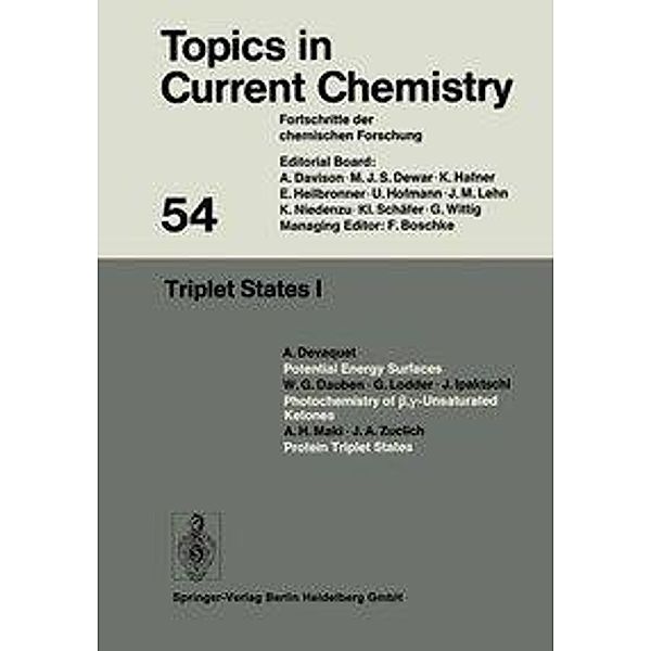 Triplet States I, Kendall N. Houk, Christopher A. Hunter, Michael J. Krische