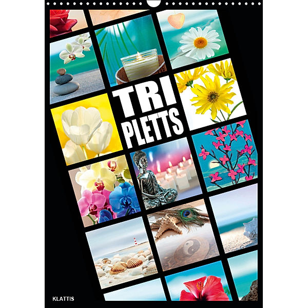 TRIPLETTS - Der anspruchsvolle Familienplaner (Wandkalender 2019 DIN A3 hoch), Klattis