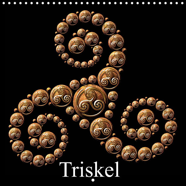 Triskel (Wall Calendar 2023 300 × 300 mm Square), Bluesax