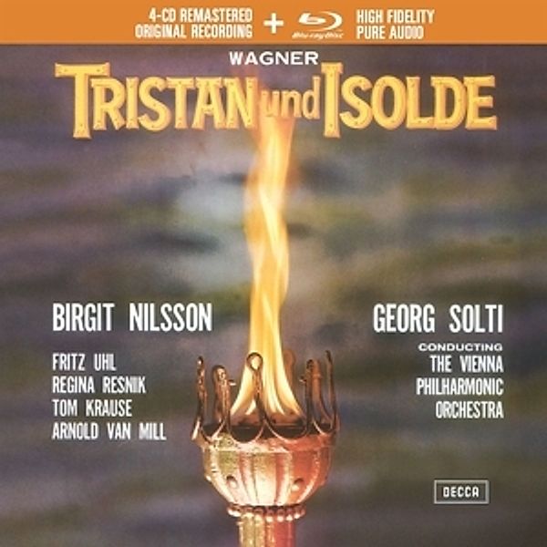 Tristan Und Isolde (Limited Edition, 3 CDs + 1 Blu-ray Audio + Booklet), Solti, Wp, Nilsson, Uhl