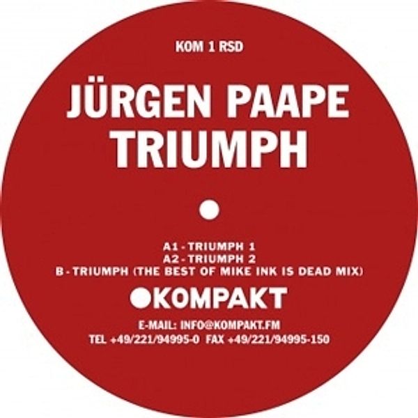 Triumph (Record Store Day 2013), Jürgen Paape