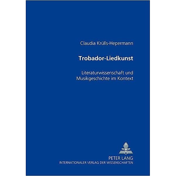 Trobador-Liedkunst, Claudia Krülls-Hepermann