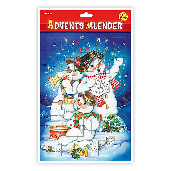 Trötsch Adventskalender Schneemann-Kapelle Adventskalender mit Türchen