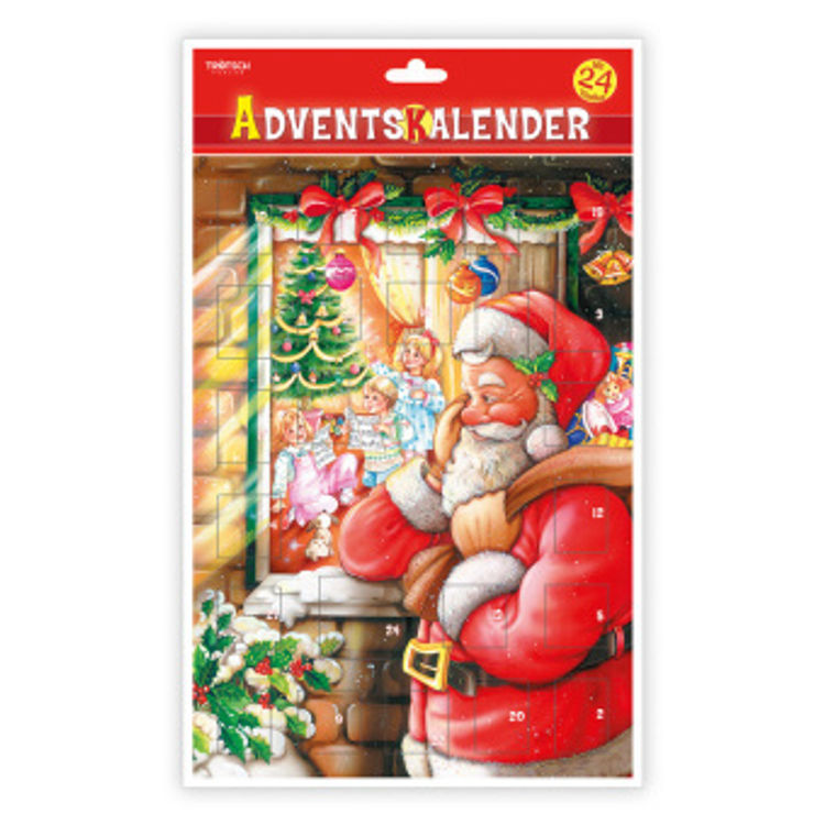 Trötsch Adventskalender Weihnachtsmann am Fenster Adventskalender mit  Türchen - Kalender bestellen