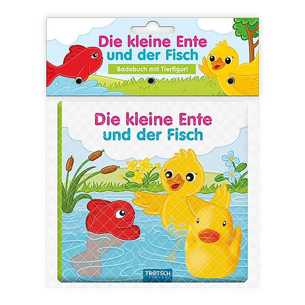 Trötsch Badebuch mit Tierfigur Die kleine Ente und der Fisch