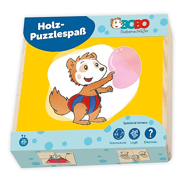 Trötsch Trötsch Bobo Siebenschläfer Erster Puzzlespass Holzpuzzle