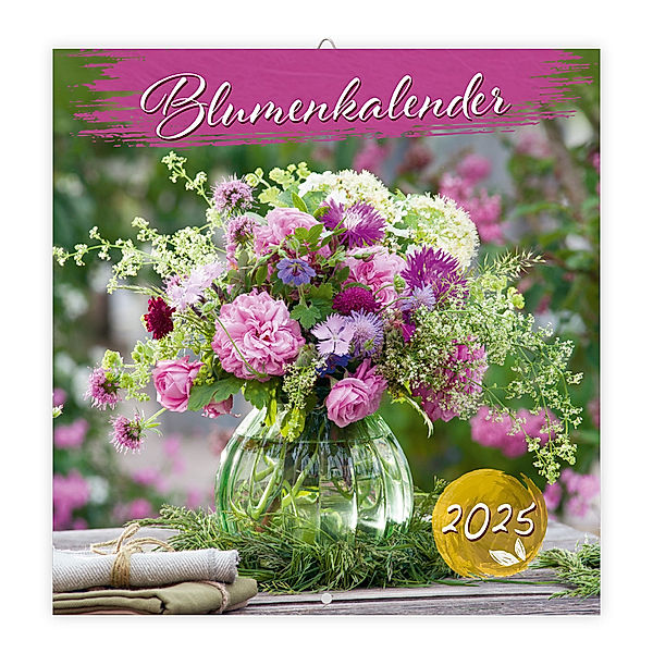 Trötsch Broschürenkalender Blumenkalender 2025