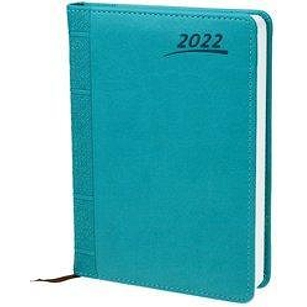 Trötsch Buchkalender A5 Aqua 2022