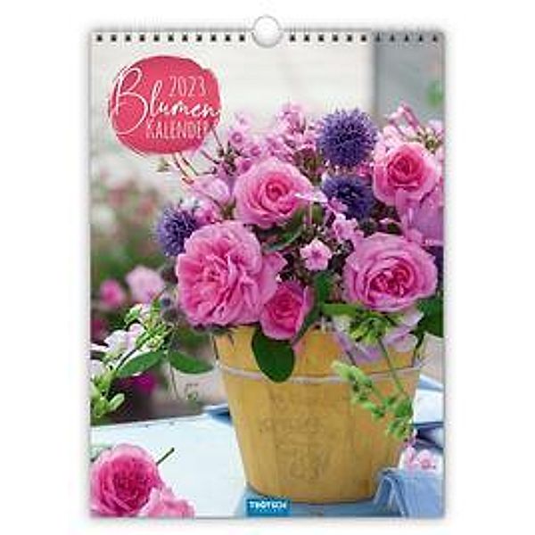 Trötsch Classickalender Blumenkalender 2023