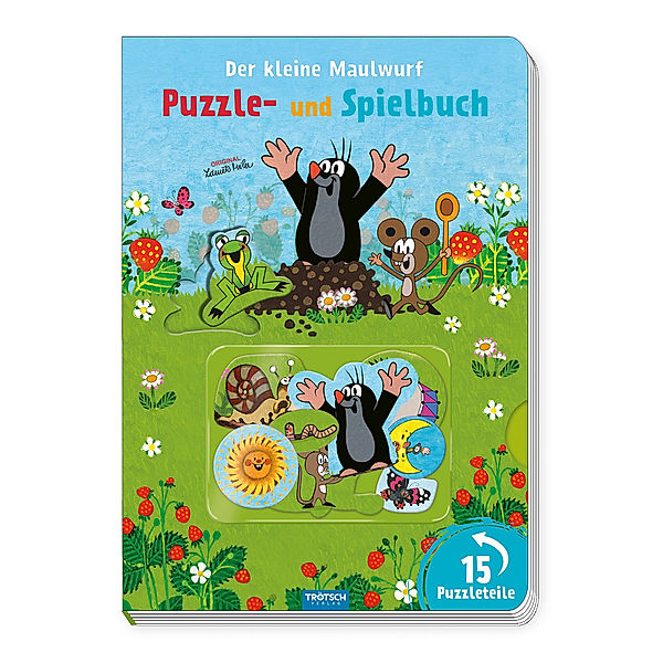 Trötsch Der kleine Maulwurf Puzzle- und Spielbuch Pappenbuch