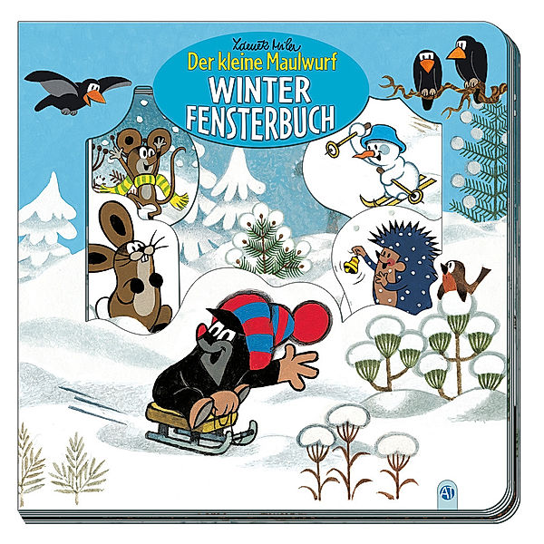 Trötsch Der kleine Maulwurf Winter-Fensterbuch, Zdenek Miler