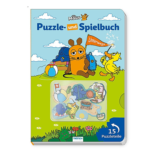 Trötsch Die Maus Puzzle- und Spielbuch