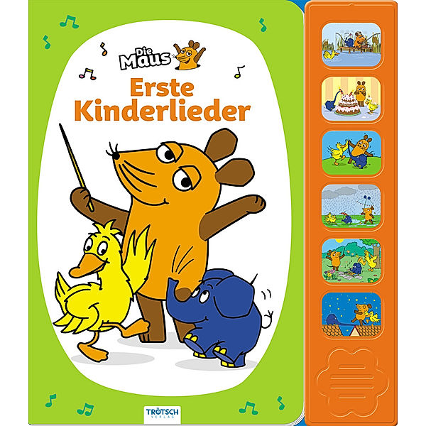 Trötsch Die Maus Soundbuch Erste Kinderlieder