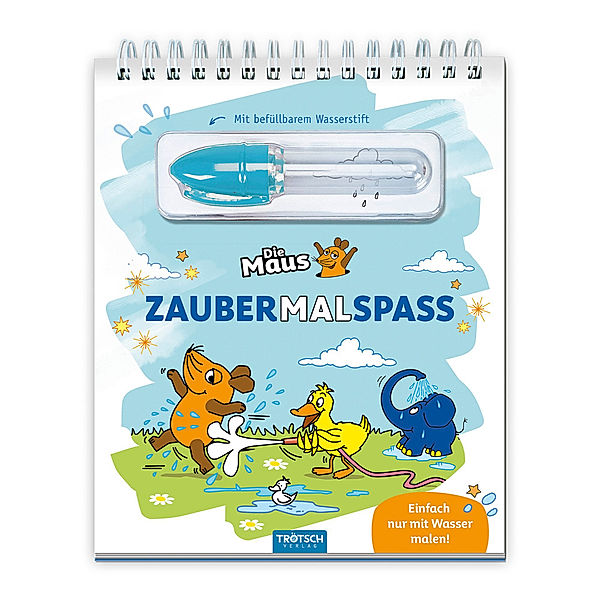 Trötsch Die Maus Zaubermalspass mit Wasserstift