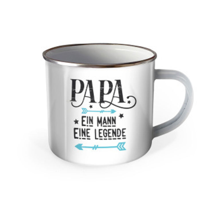 Trötsch Emaille Becher Tasse Papa jetzt bei Weltbild.de bestellen