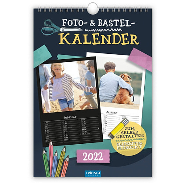Trötsch Foto- und Bastelkalender A4 2022
