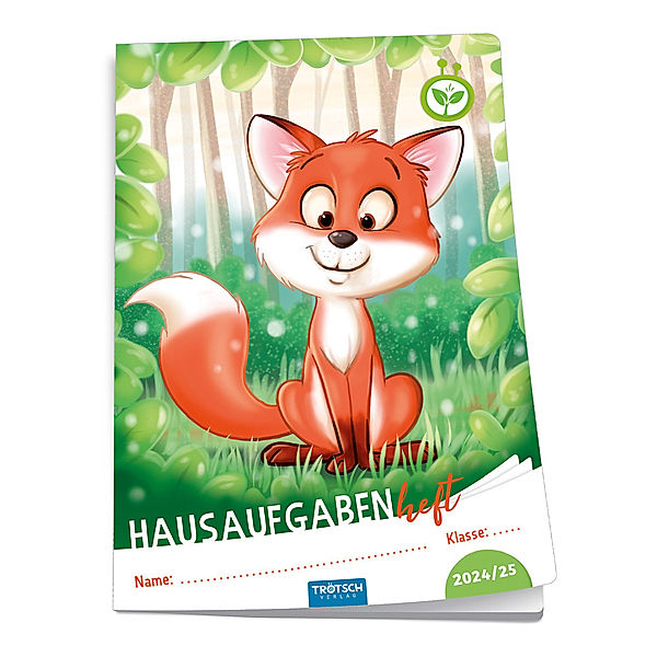 Trötsch Jahresbezogenes Hausaufgabenheft Grundschule Fuchs 24/25