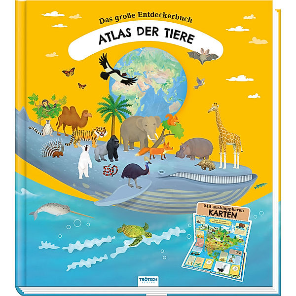 Trötsch Kinderatlas Das große Entdeckerbuch Atlas der Tiere