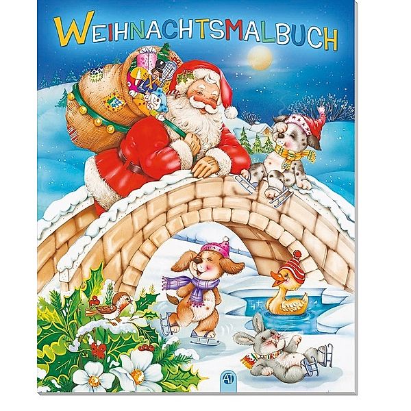 Trötsch Kleines Weihnachtsmalbuch