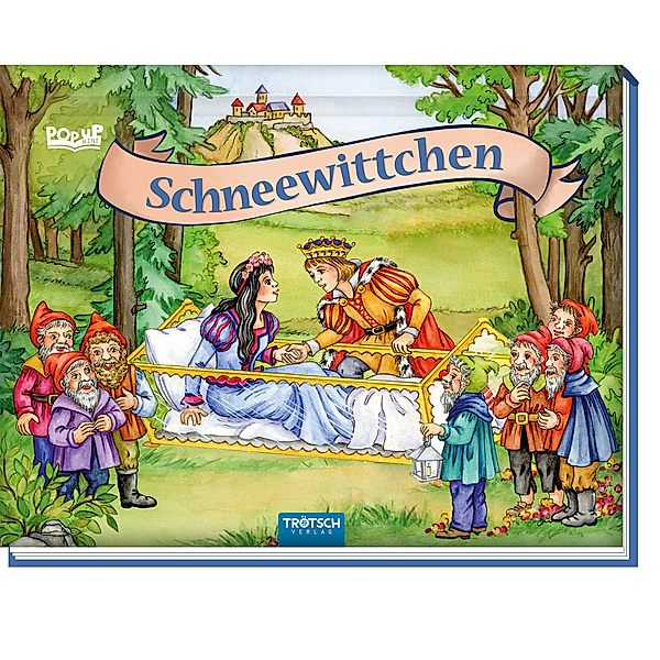 Trötsch Märchenbuch Pop-up-Buch Schneewittchen