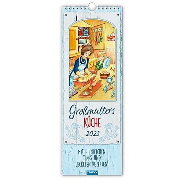 Trötsch Maxi-Streifenkalender Großmutters Küche 2023