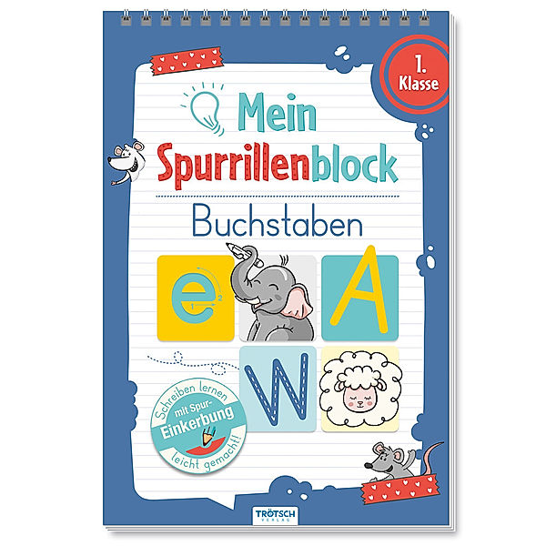 Trötsch Mein Spurrillenblock Buchstaben Übungsbuch