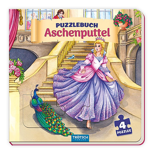 Trötsch Pappenbuch Puzzlebuch Aschenputtel