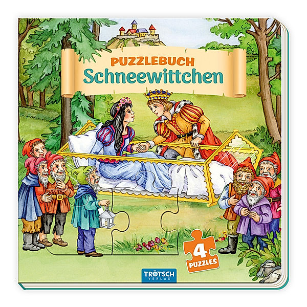 Trötsch Pappenbuch Puzzlebuch Schneewittchen