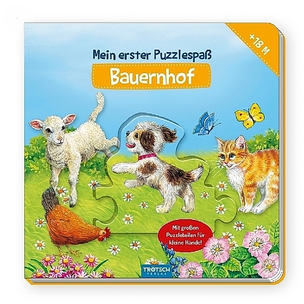 Trötsch Puzzlebuch Mein erster Puzzlespass Bauernhof