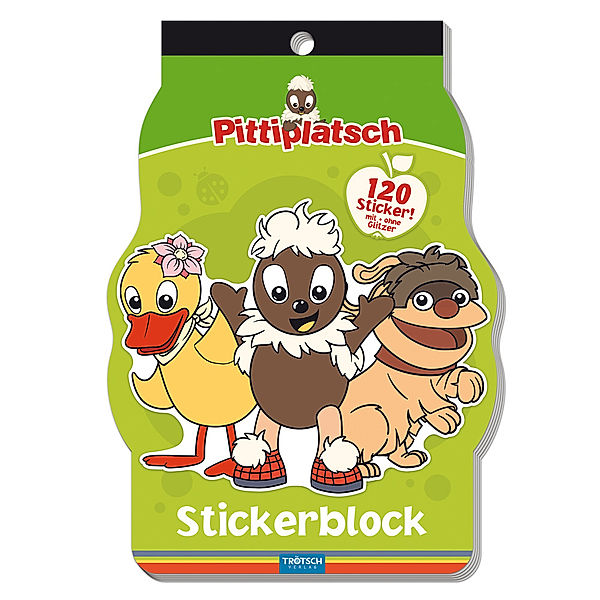 Trötsch Sandmann Stickerblock Pittiplatsch