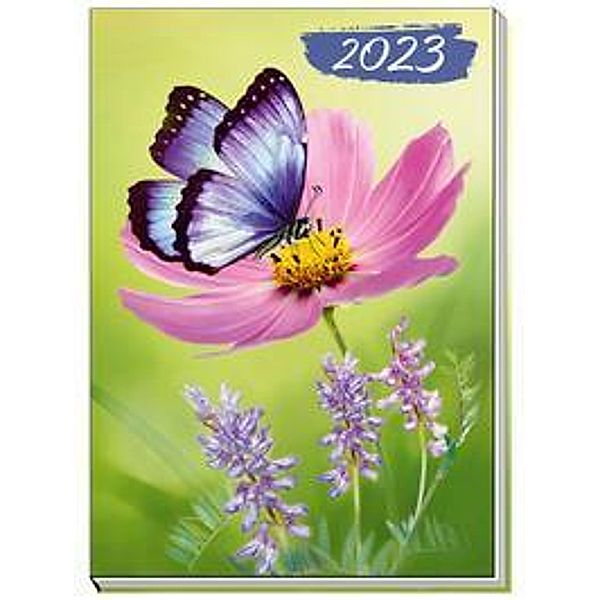 Trötsch Taschenkalender A7 Schmetterling 2023