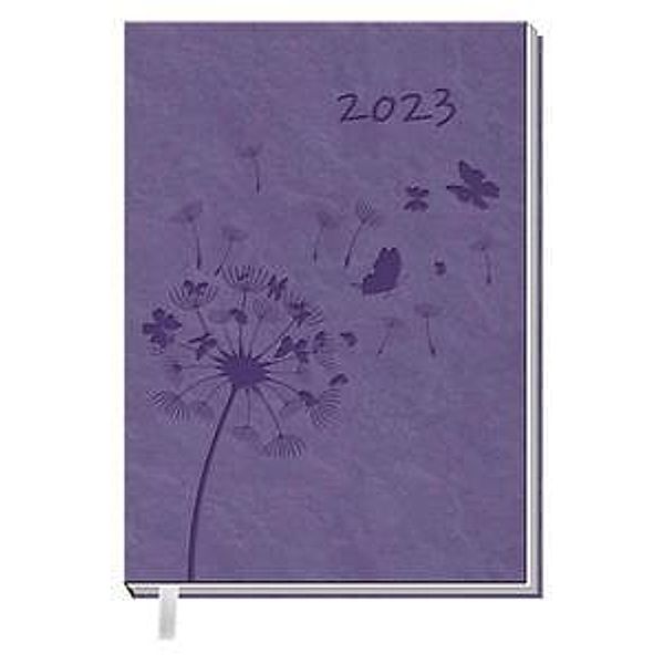 Trötsch Taschenkalender A7 Soft Touch Blumen 2023
