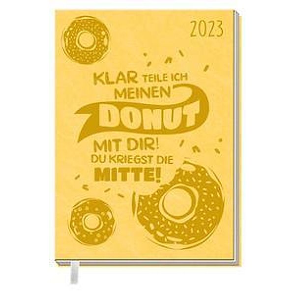 Trötsch Taschenkalender A7 Soft Touch Donut 2023