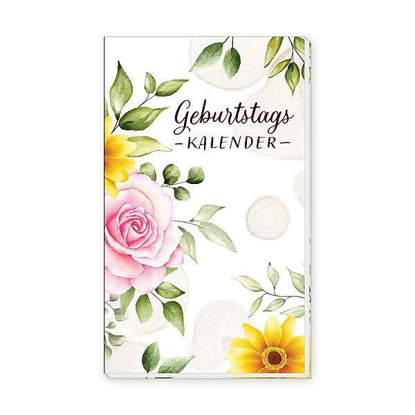 Trötsch Taschenkalender Geburtstagskalender Blumen