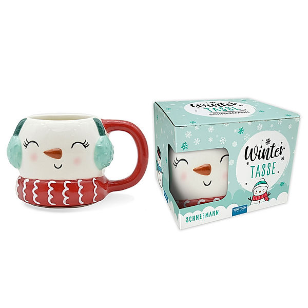 Trötsch Wintertasse Schneemann gross