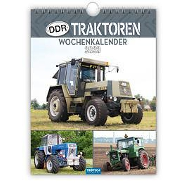Trötsch Wochenkalender zum Hängen DDR Traktoren 2023