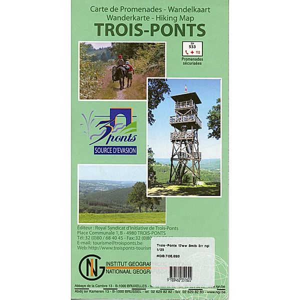 Trois-Ponts  1 : 25 000 mit MTB / Radouren