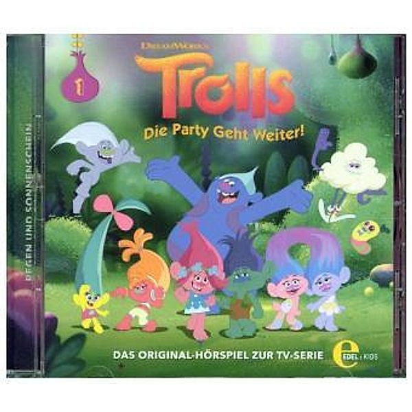 Trolls, Die Party geht weiter! - Regen und Sonnenschein, 1 Audio-CD, Trolls